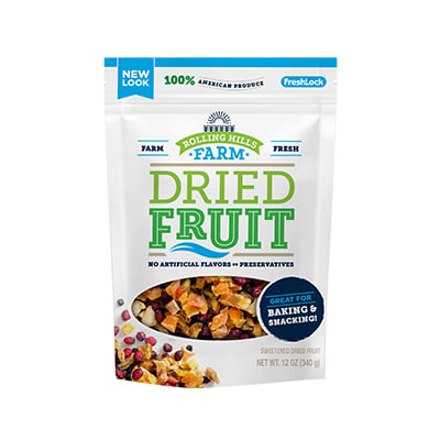 dried fruit flexible package