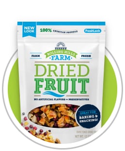 dried fruit flexible package