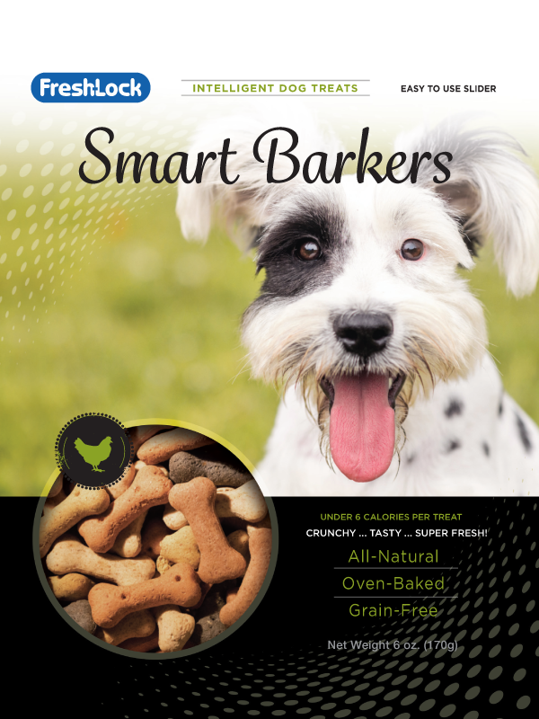 pet treat small zipper packaging