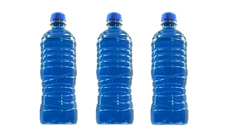 blue flavored sports drink image